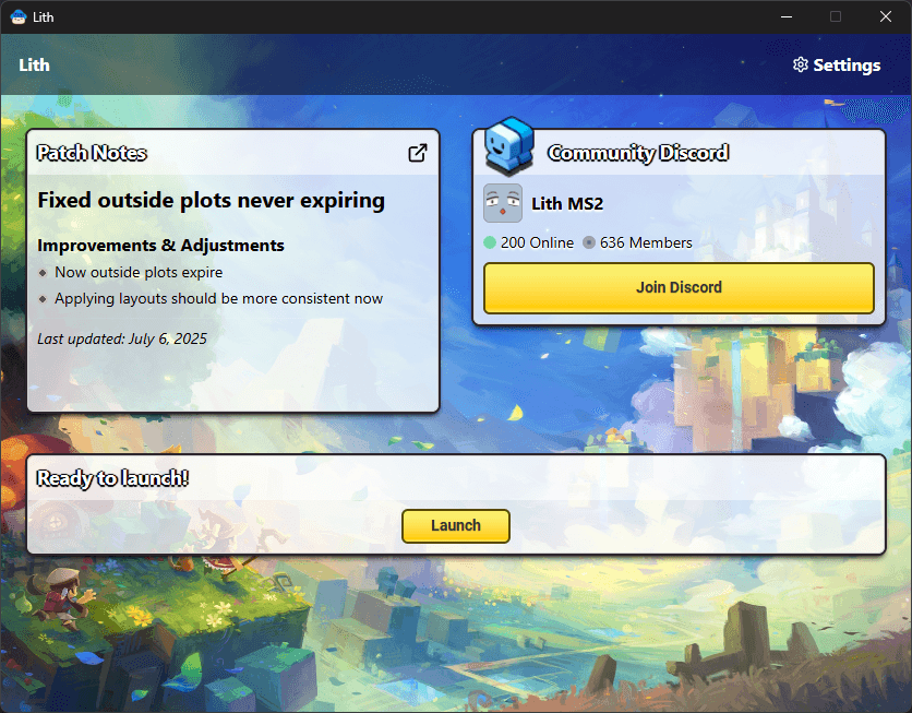 Lith Launcher
